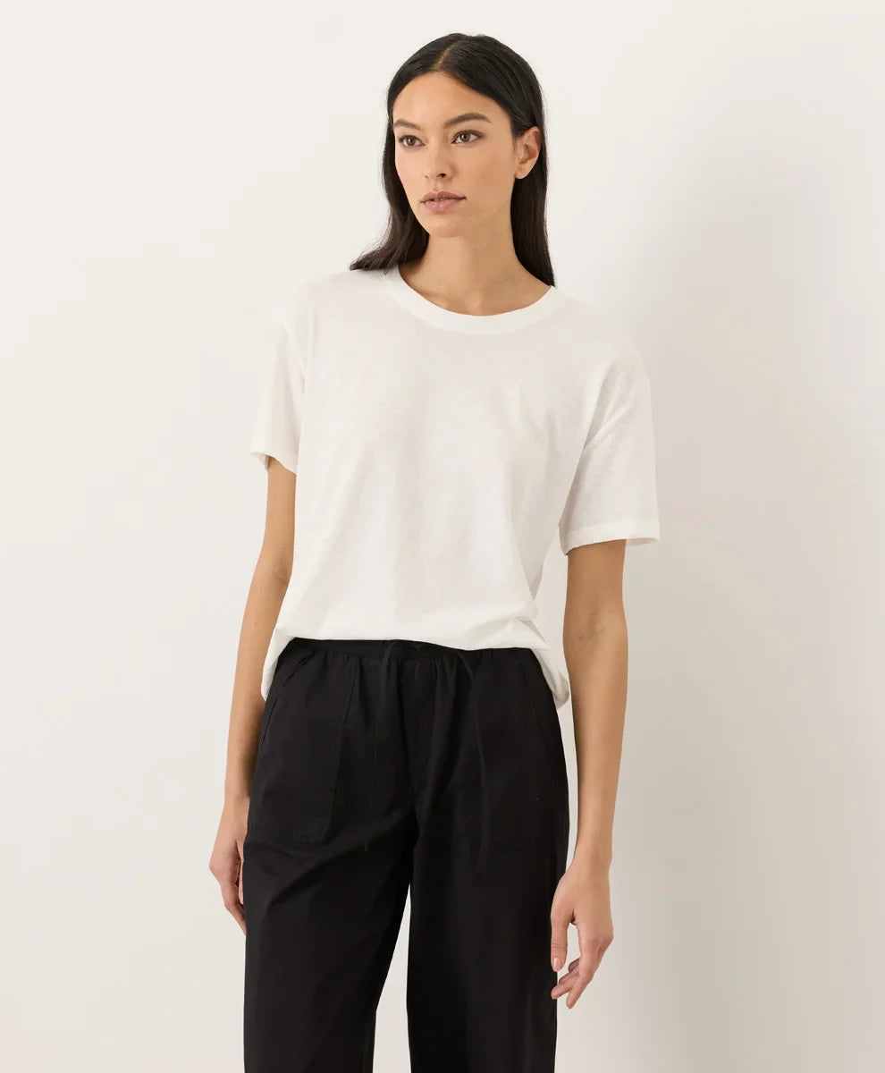clearance featherweight slub relaxed crewneck tee