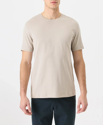 luxe essential classic fit crewneck tee