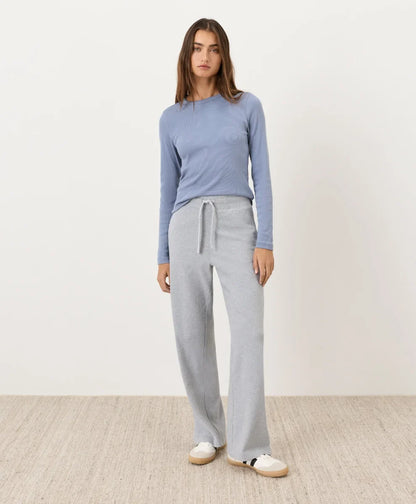 clearance perfect rib crewneck long sleeve tee