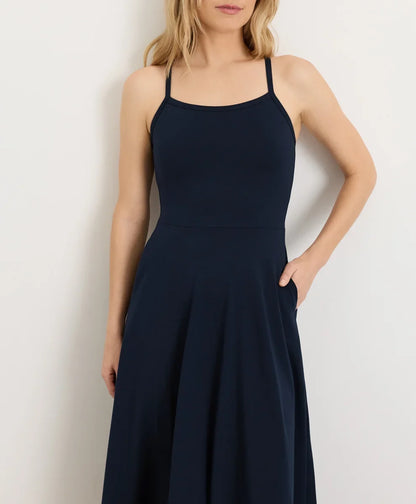 fit & flare midi dress