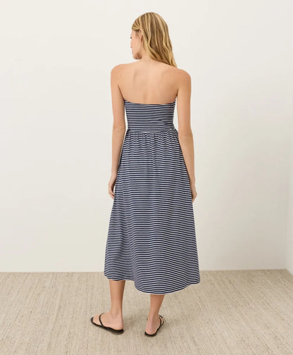clearance fit & flare strapless dress