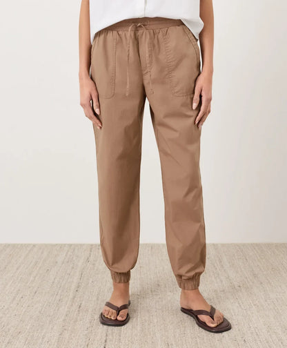 clearance stretch poplin jogger