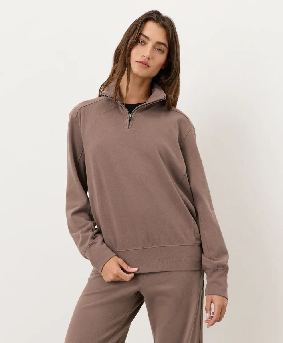 clearance cloudknit quarter zip