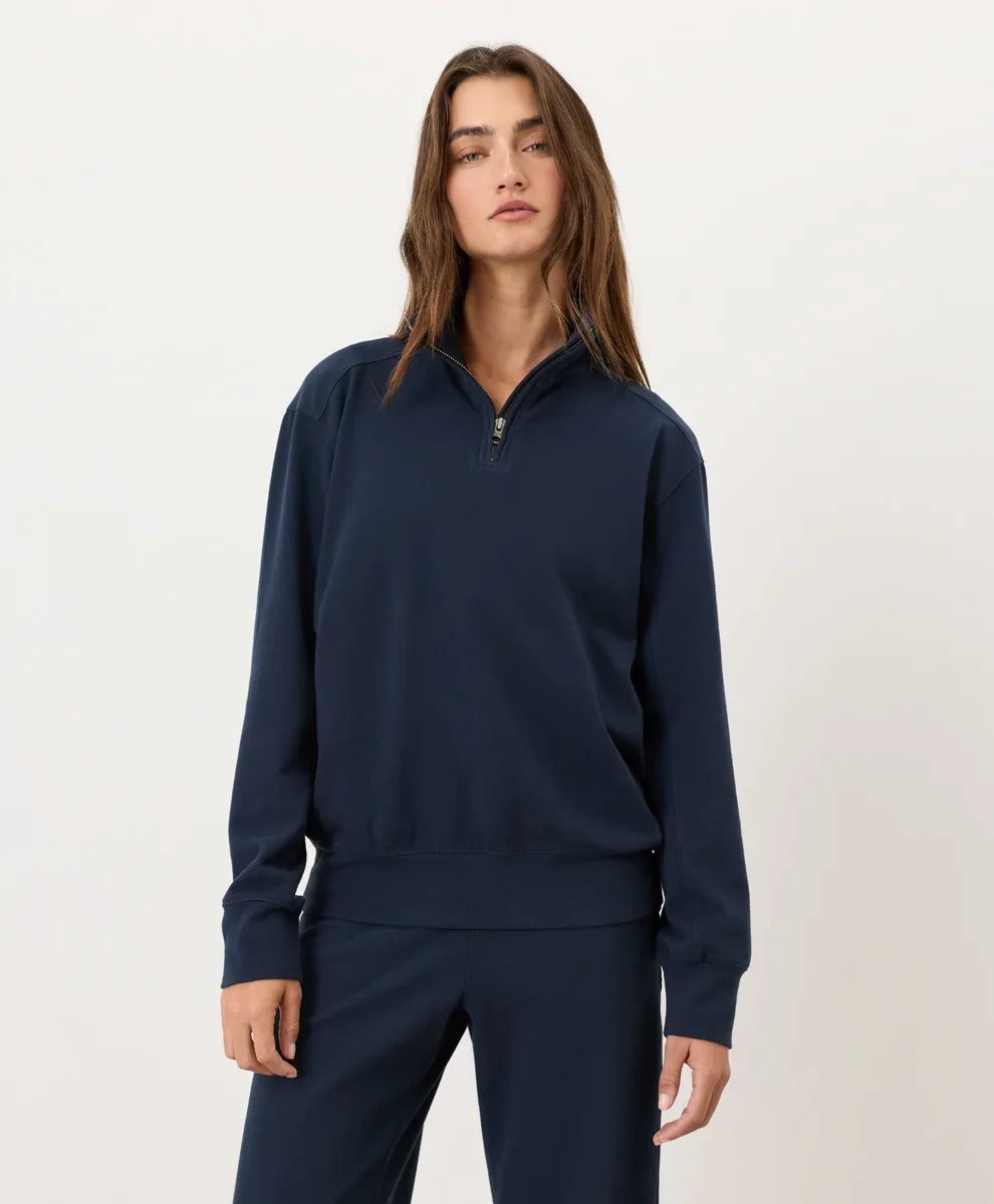clearance cloudknit quarter zip