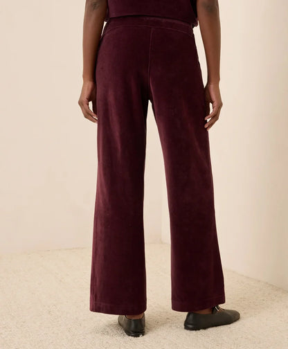 clearance pure velour wide leg pant