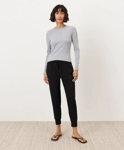 perfect rib crewneck long sleeve tee