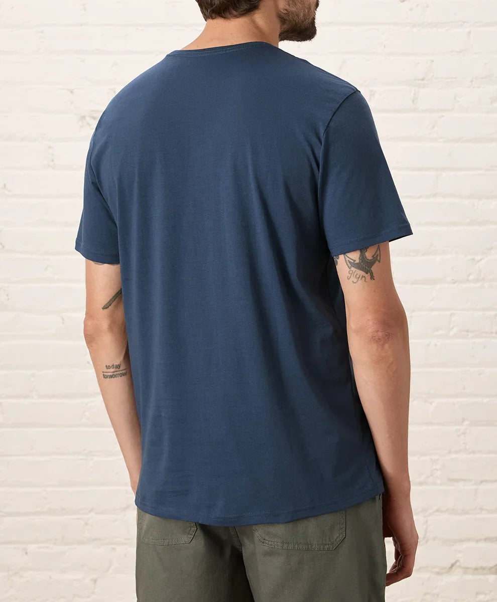 softspun essential pocket crew tee