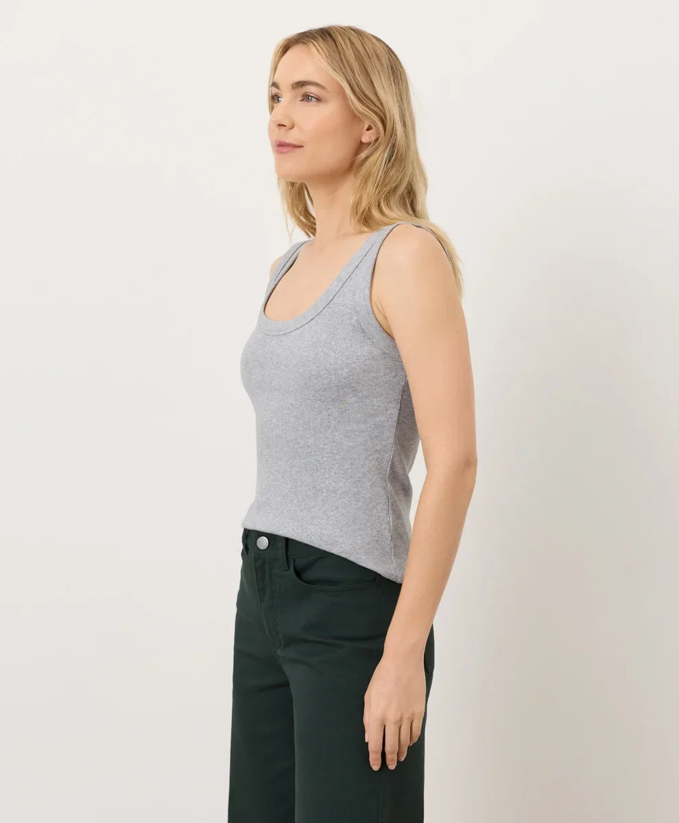 perfect rib scoop neck tank