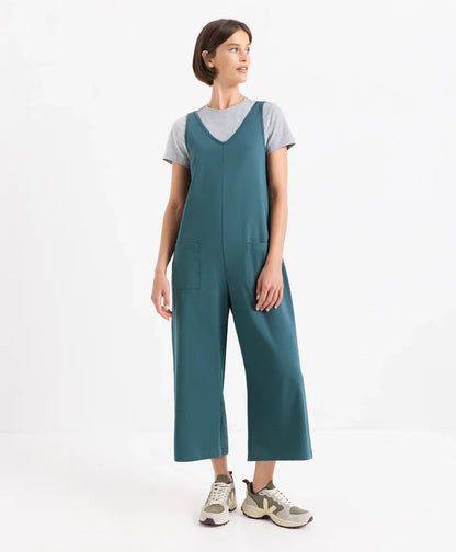 cool stretch cropped jumpsuit