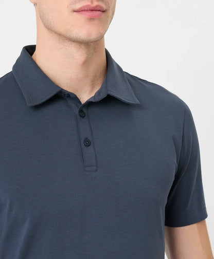 luxe essential slim polo