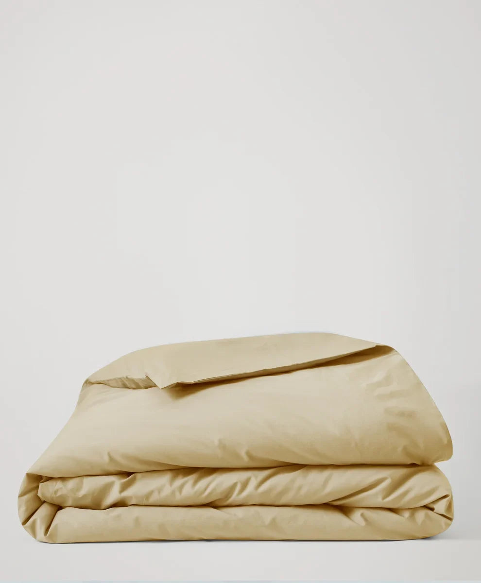 organic cool-air percale duvet cover