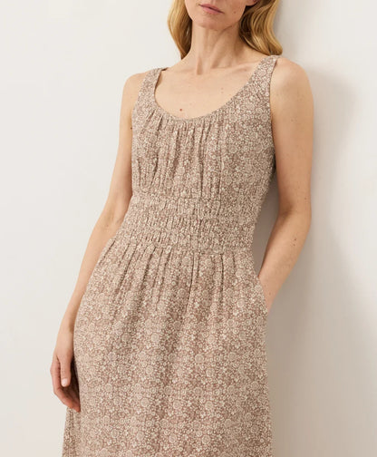 clearance coastal double gauze cami dress