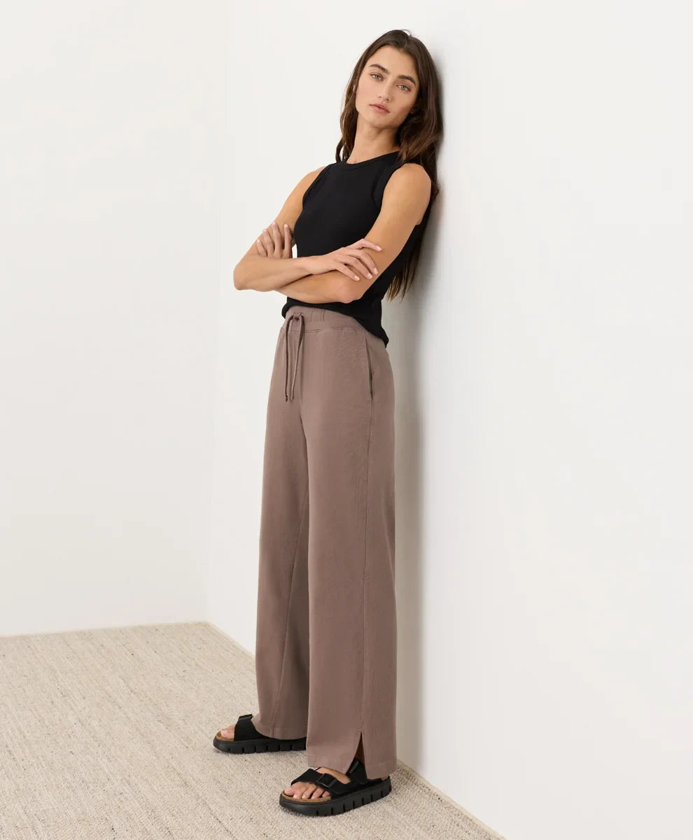 cloudknit wide leg pant