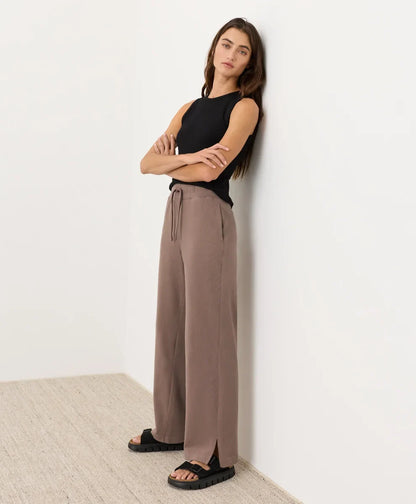 cloudknit wide leg pant