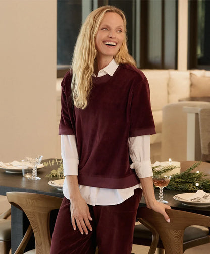 clearance pure velour sweatshirt tee