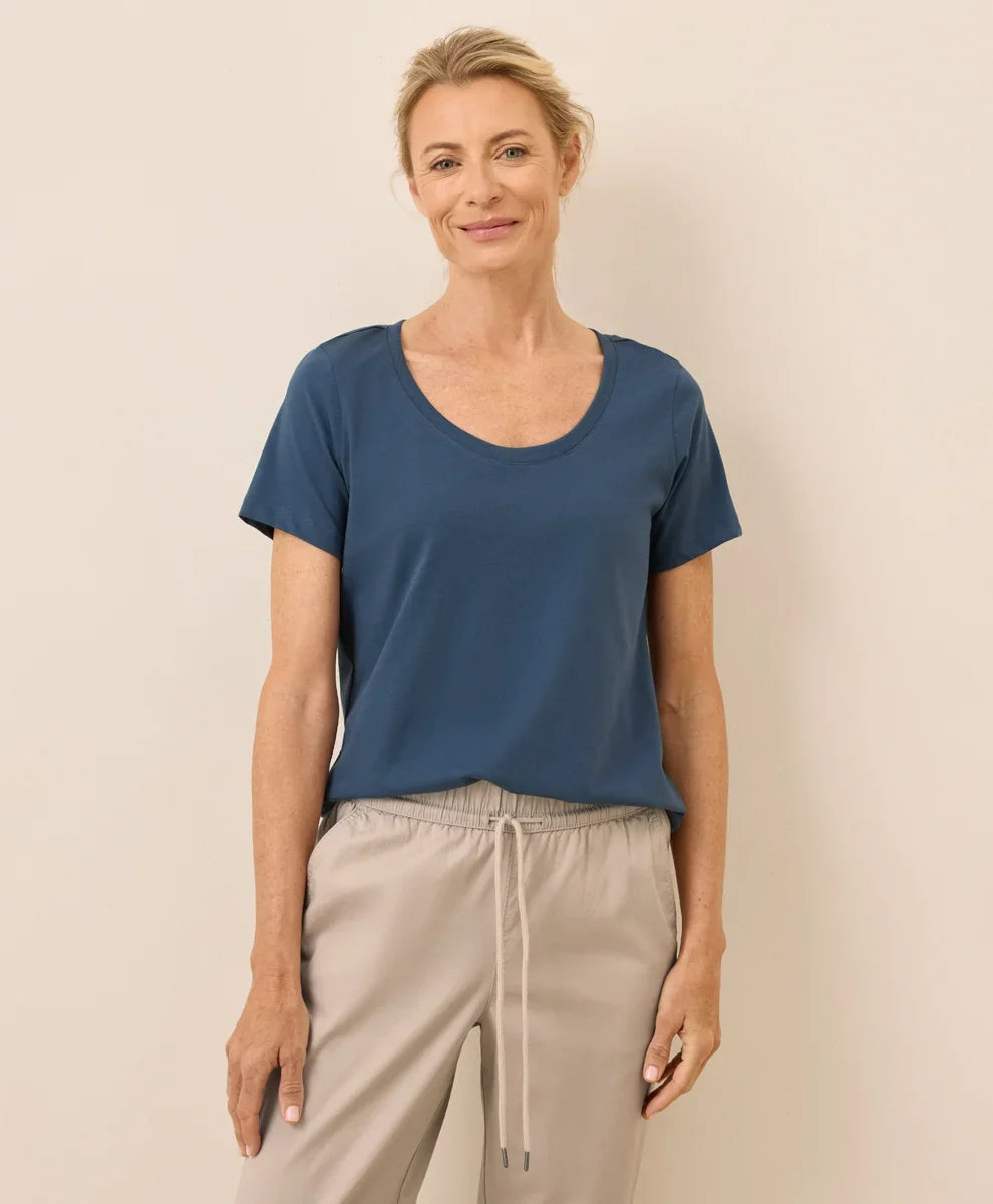 clearance softspun scoop neck tee