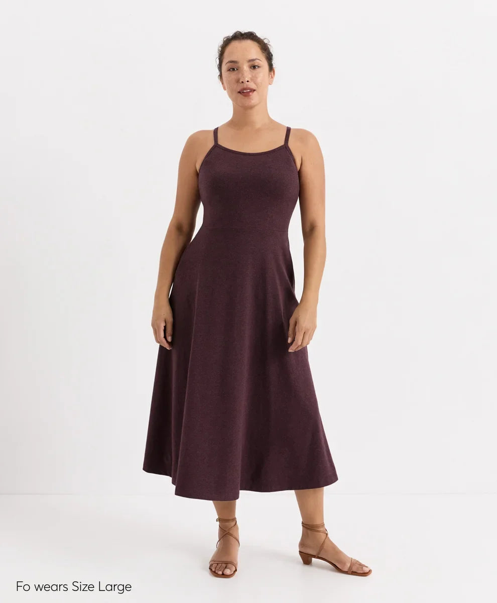 fit & flare midi dress