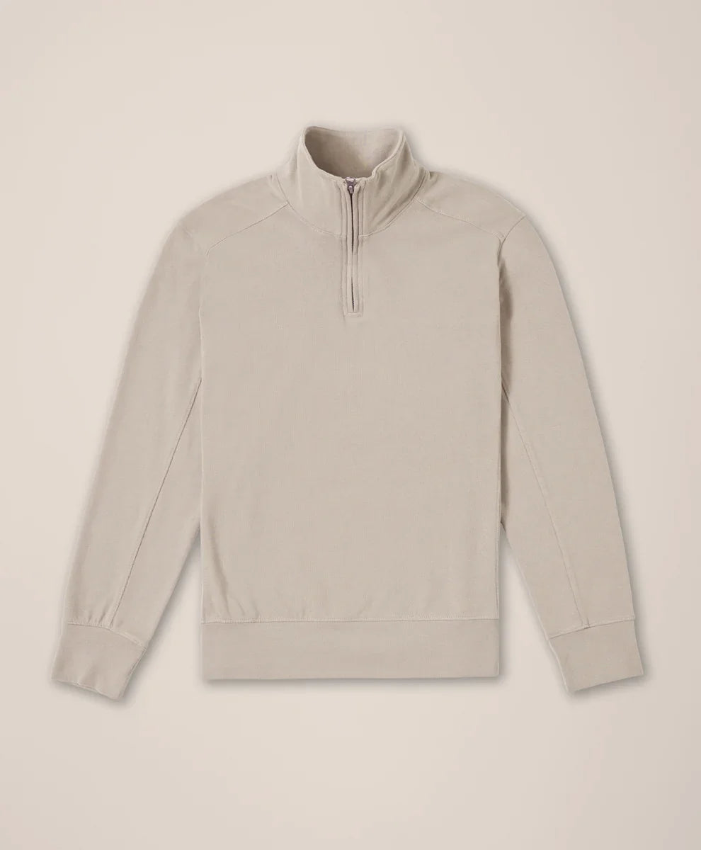clearance cloudknit quarter zip