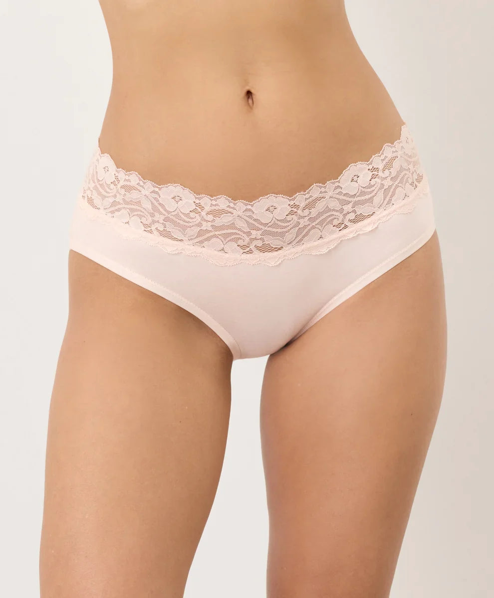 lace waist brief