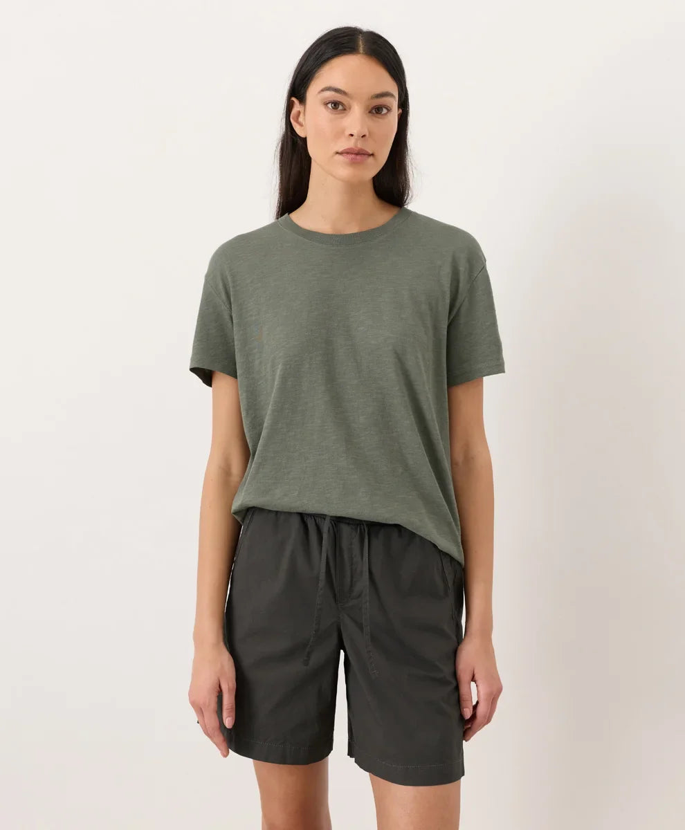 clearance featherweight slub relaxed crewneck tee