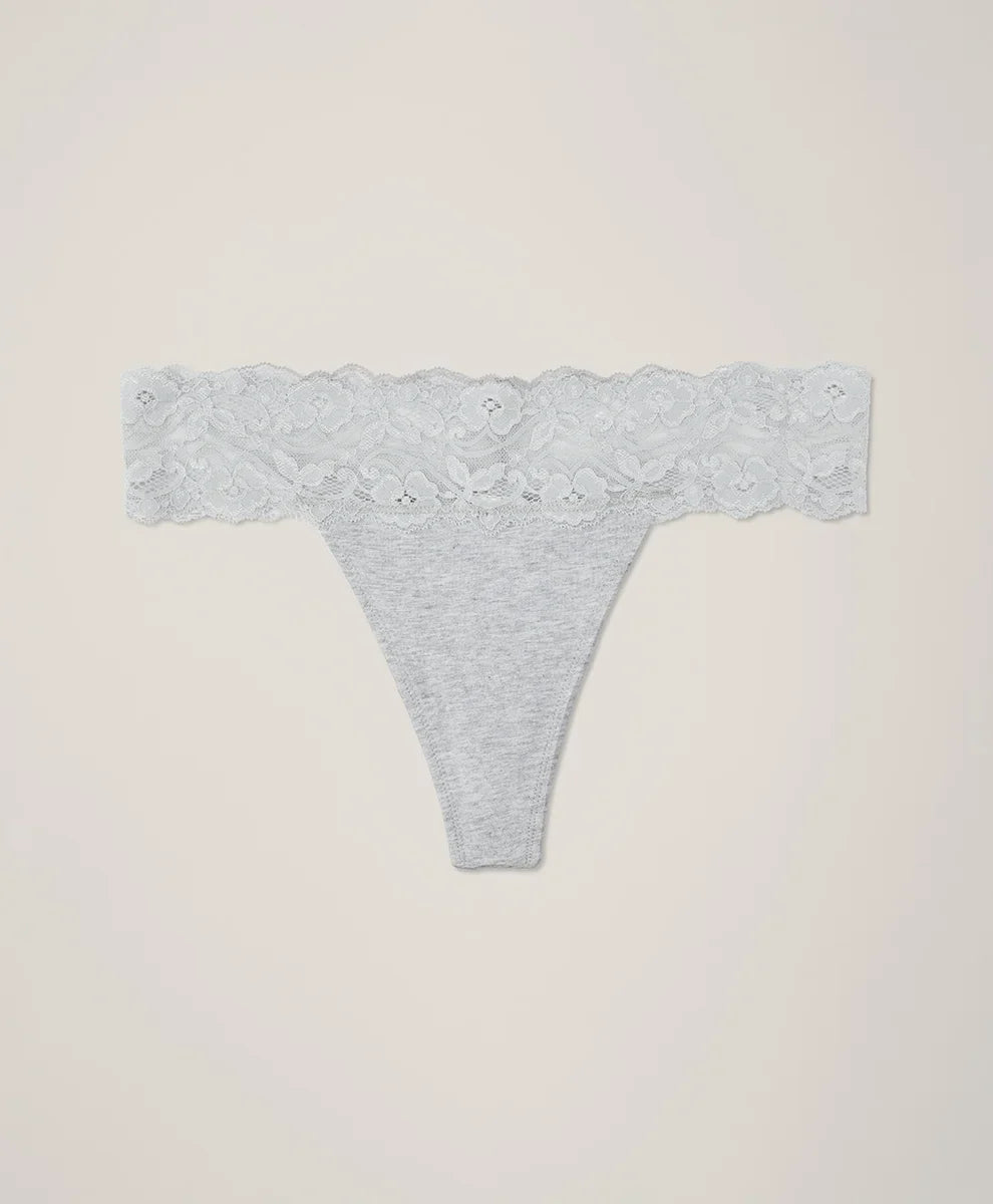 lace waist thong