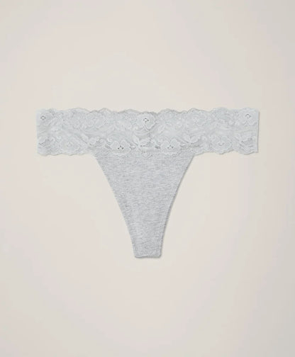 lace waist thong