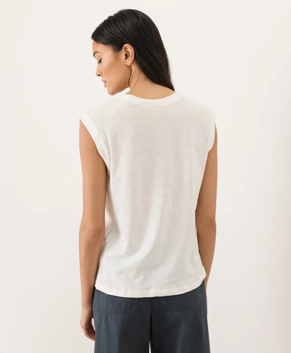 clearance featherweight slub relaxed muscle tee