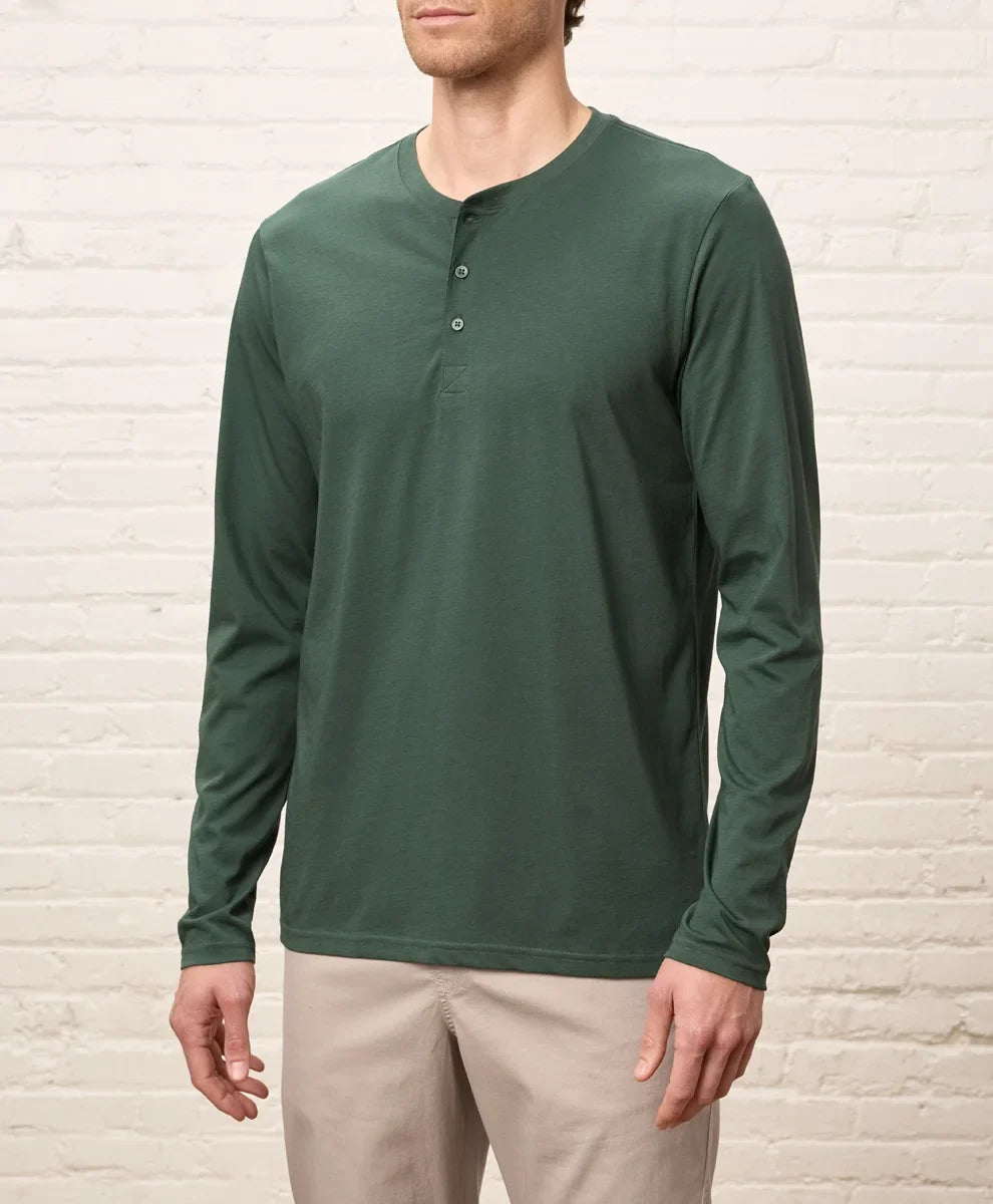 softspun long sleeve henley