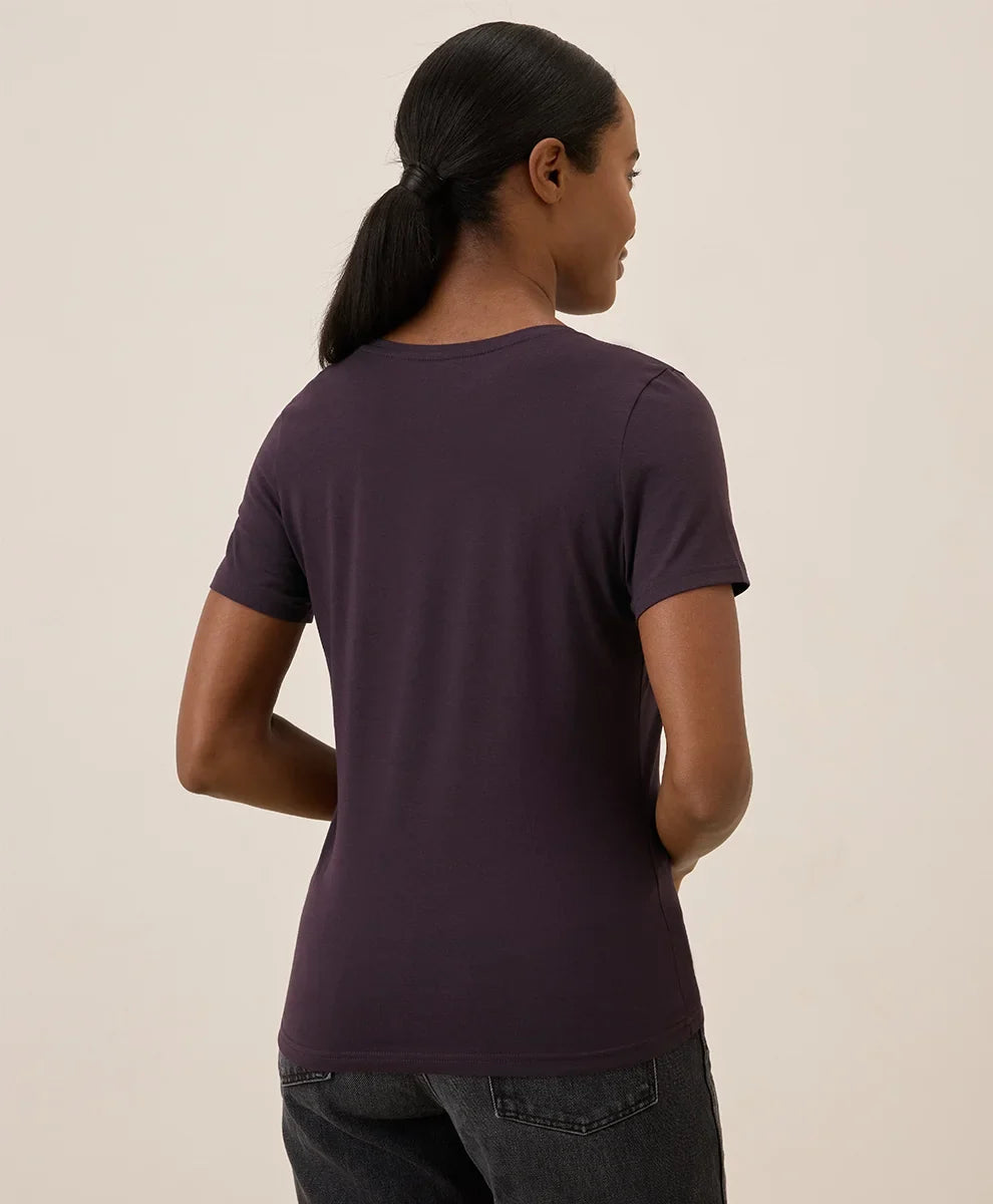 clearance luxe stretch jersey slim tee