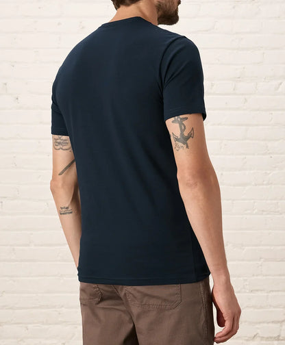 luxe essential slim fit v-neck tee