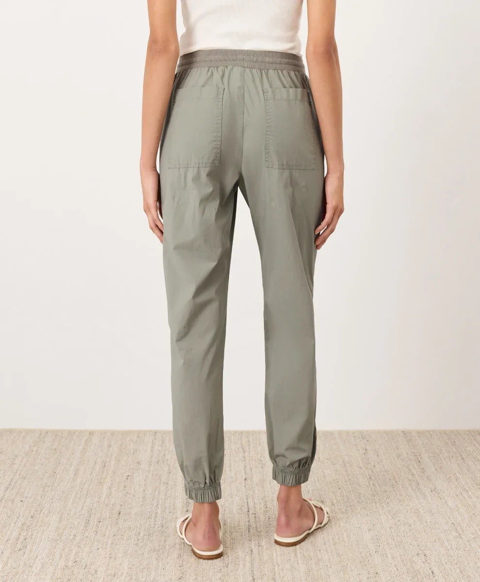 clearance stretch poplin jogger