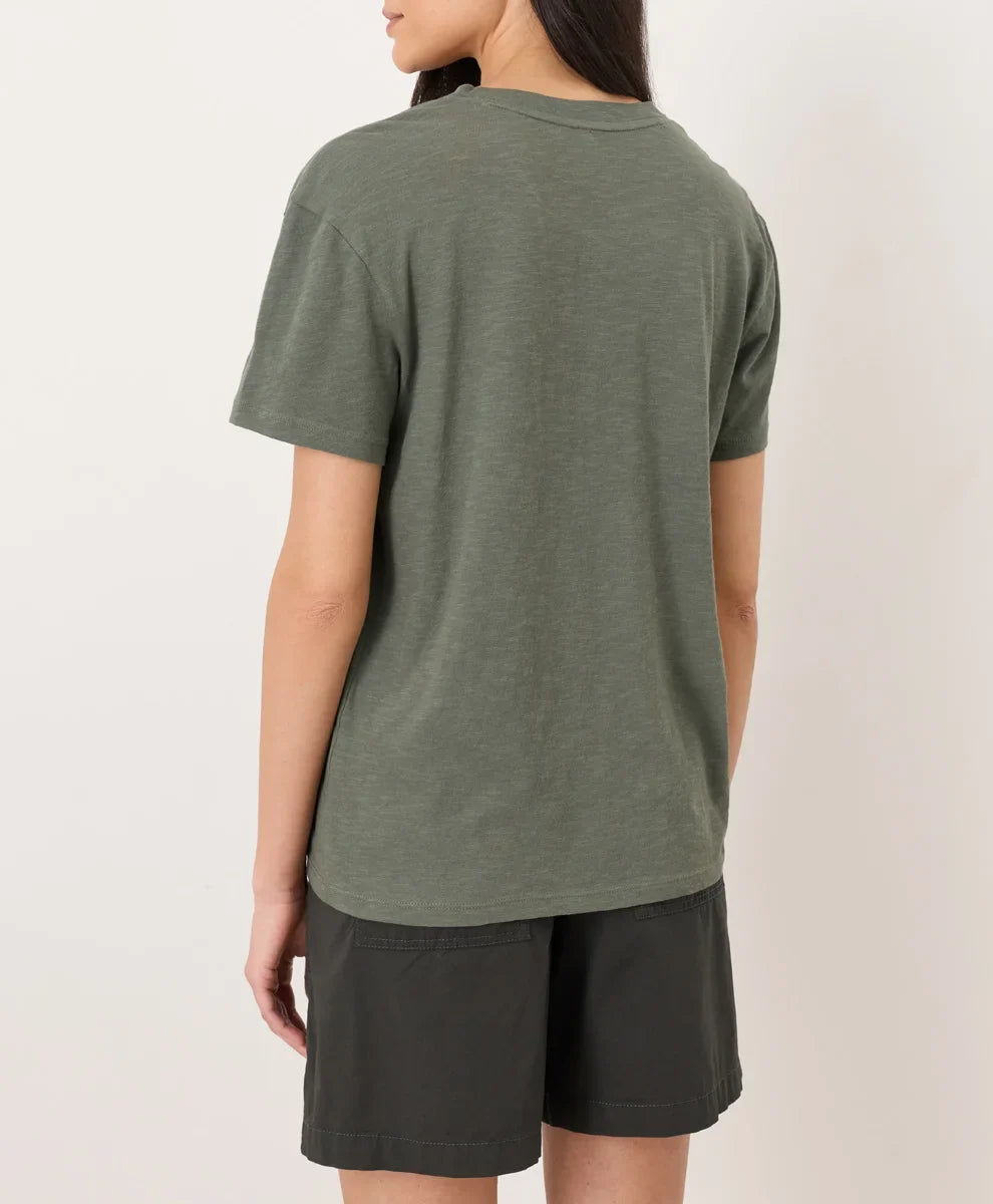 clearance featherweight slub relaxed crewneck tee