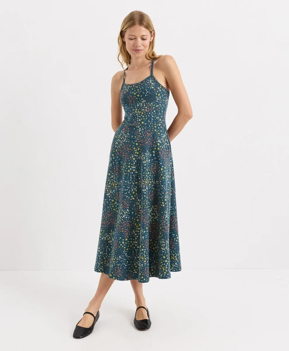 fit & flare midi dress