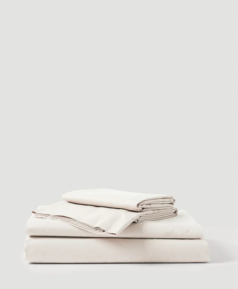 organic cool-air percale sheet set