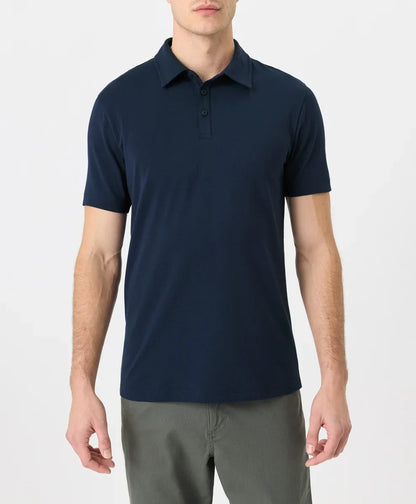 luxe essential slim polo