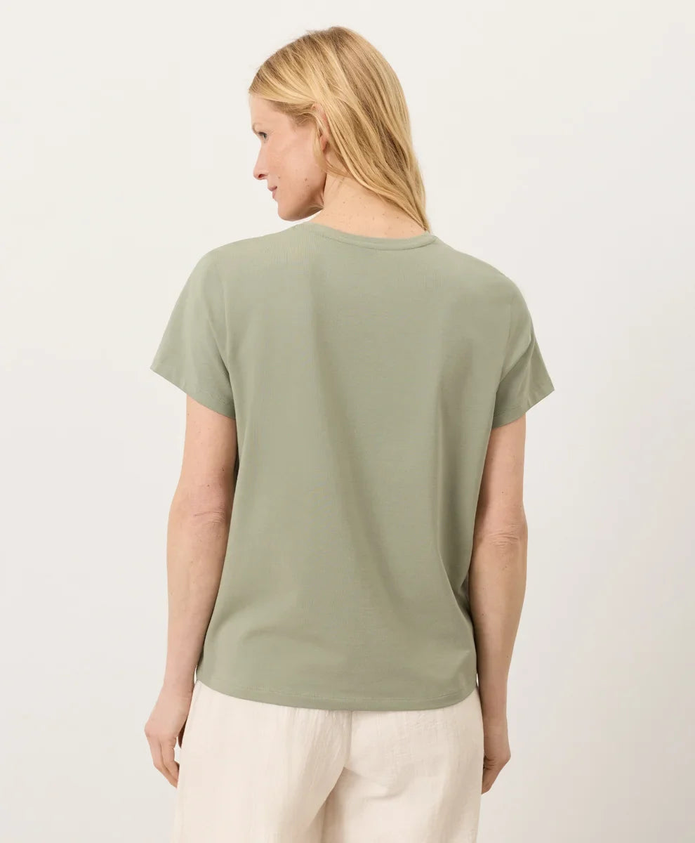 clearance luxe essential crewneck tee