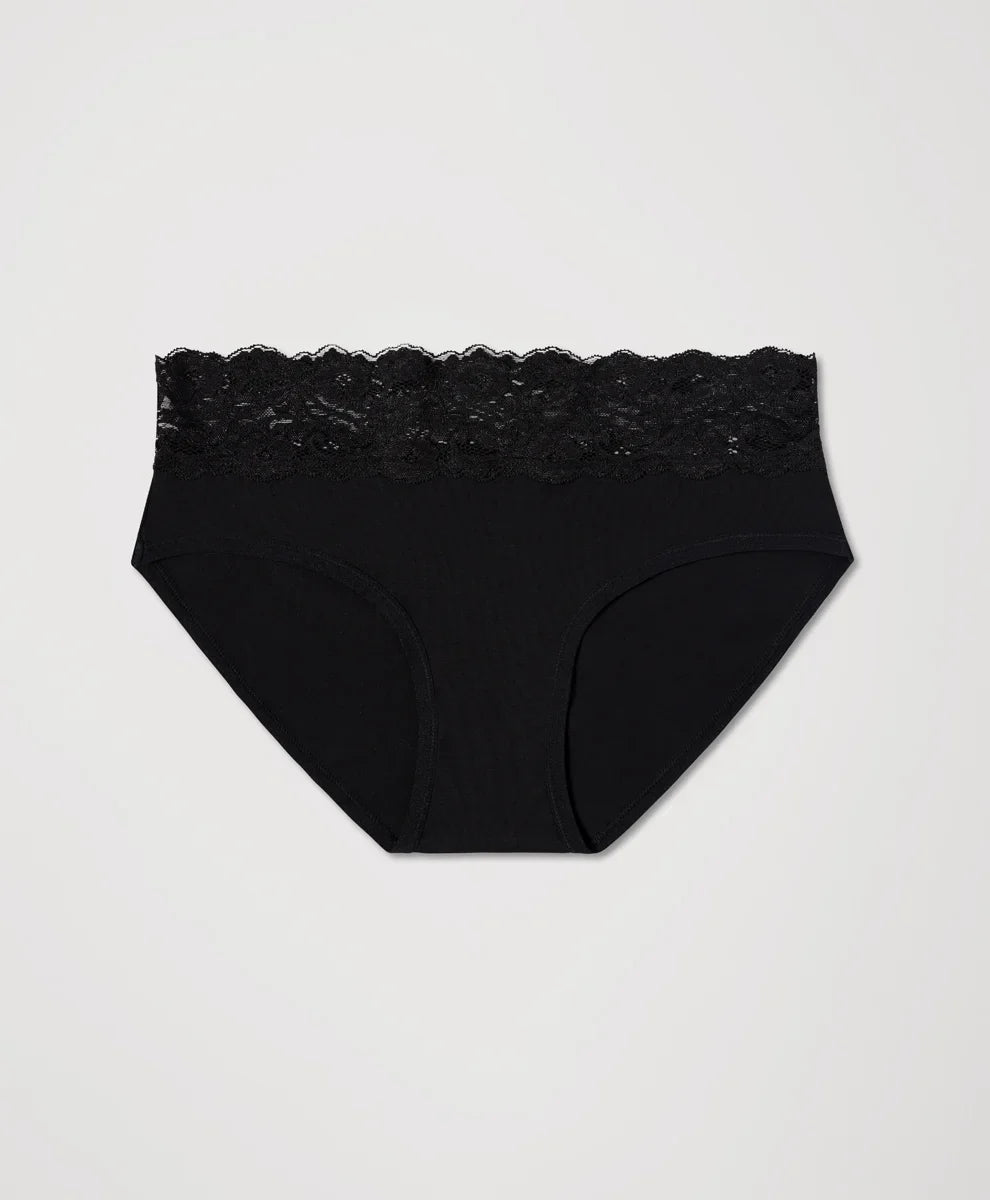 lace waist brief