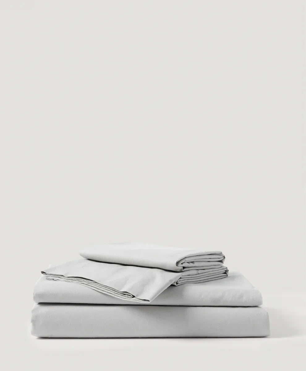 organic cool-air percale sheet set