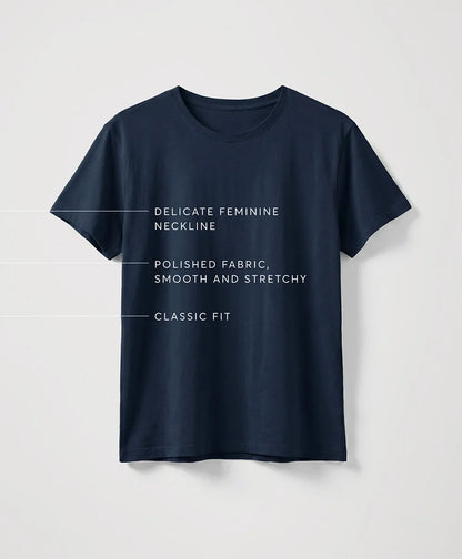 luxe essential crewneck tee