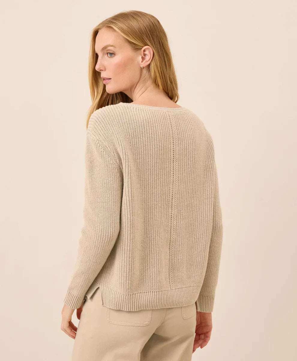 clearance luxe knit boatneck sweater