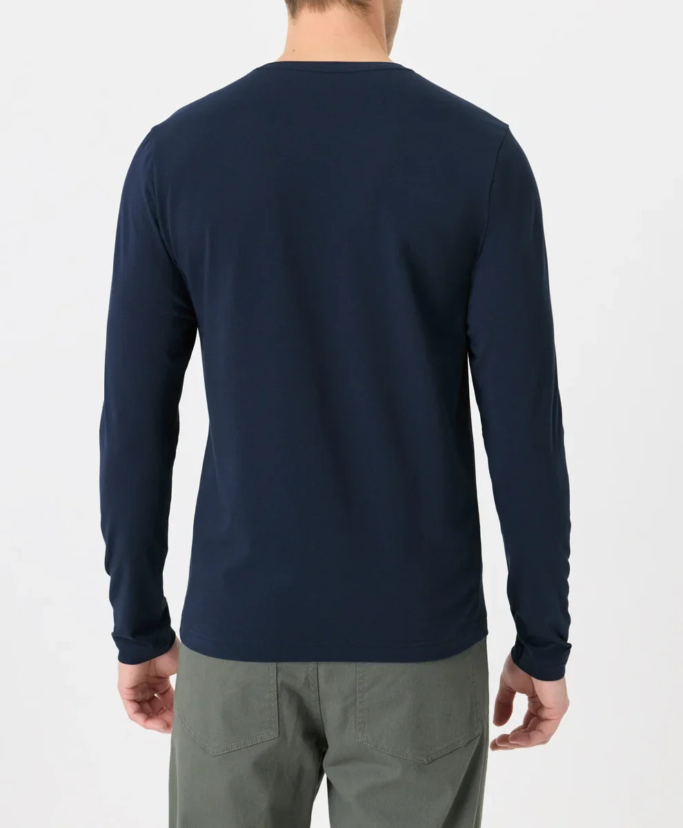 luxe essential slim long sleeve tee
