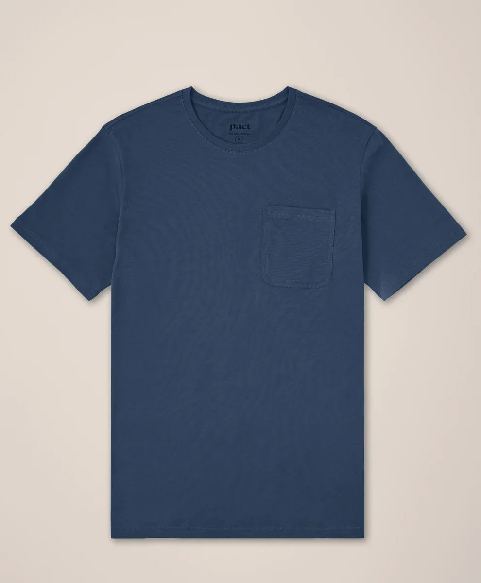 softspun essential pocket crew tee