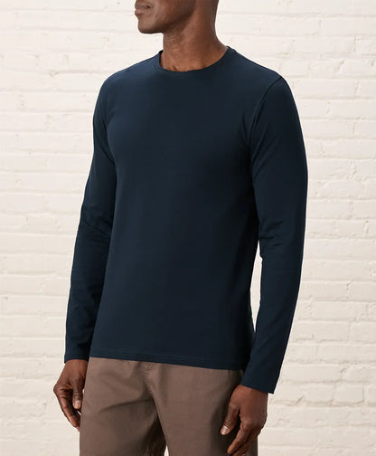 luxe essential slim long sleeve tee