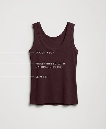 perfect rib scoop neck tank