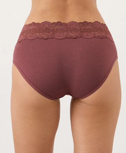 lace waist brief
