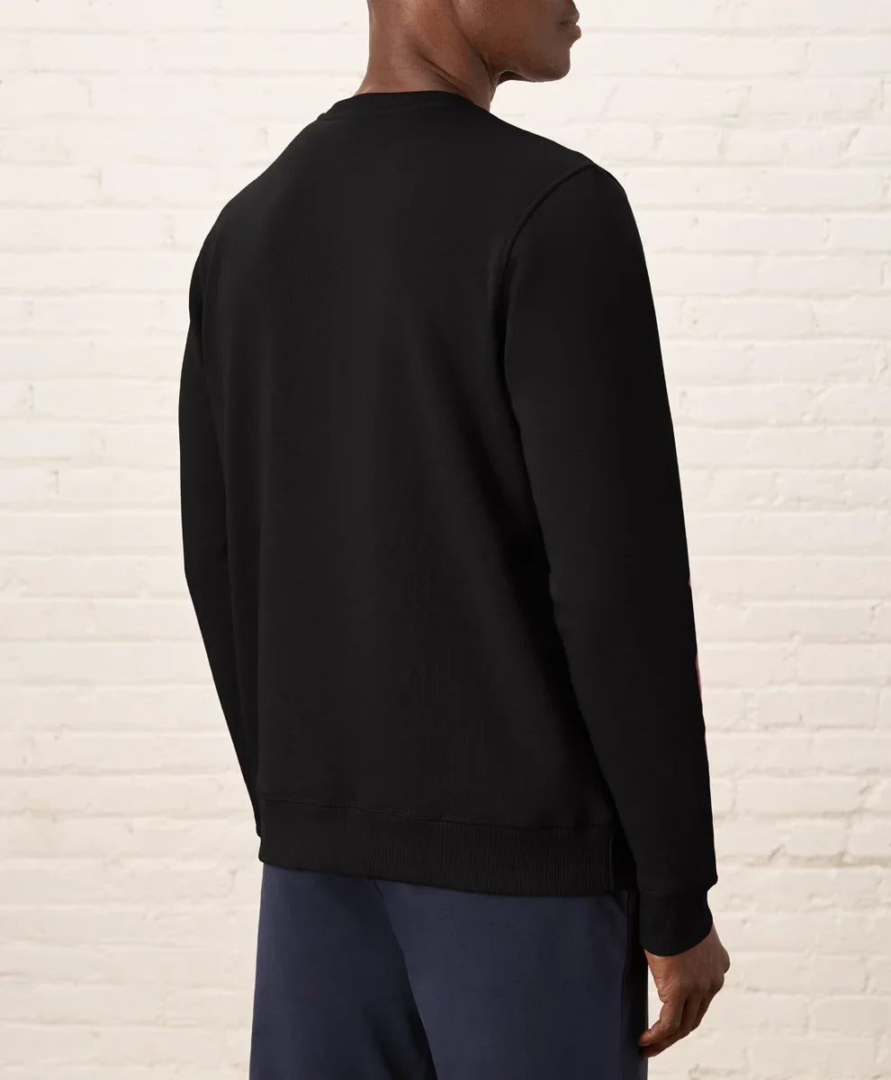 brushed fleece crew sweatshirt