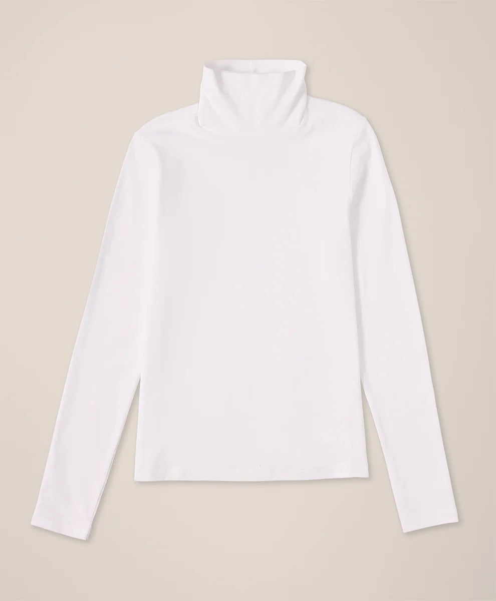 clearance luxe stretch jersey slim turtleneck