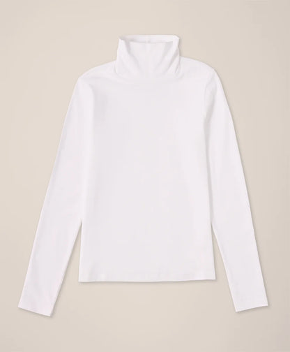 clearance luxe stretch jersey slim turtleneck