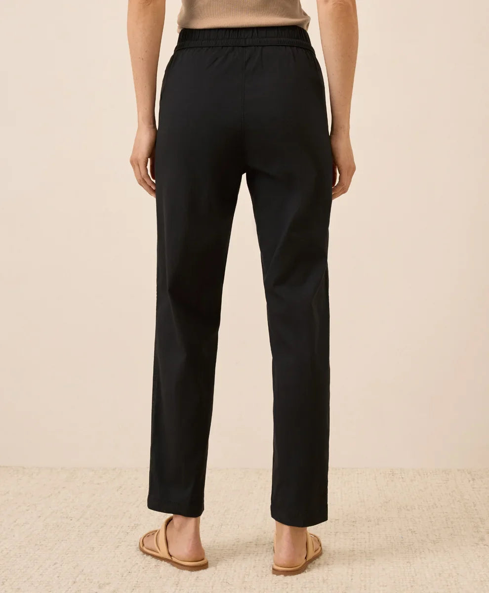 clearance daily twill ultra-high rise tapered pant