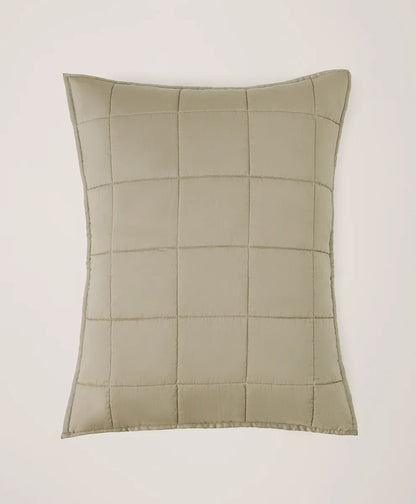 organic quilted sham 2-pack